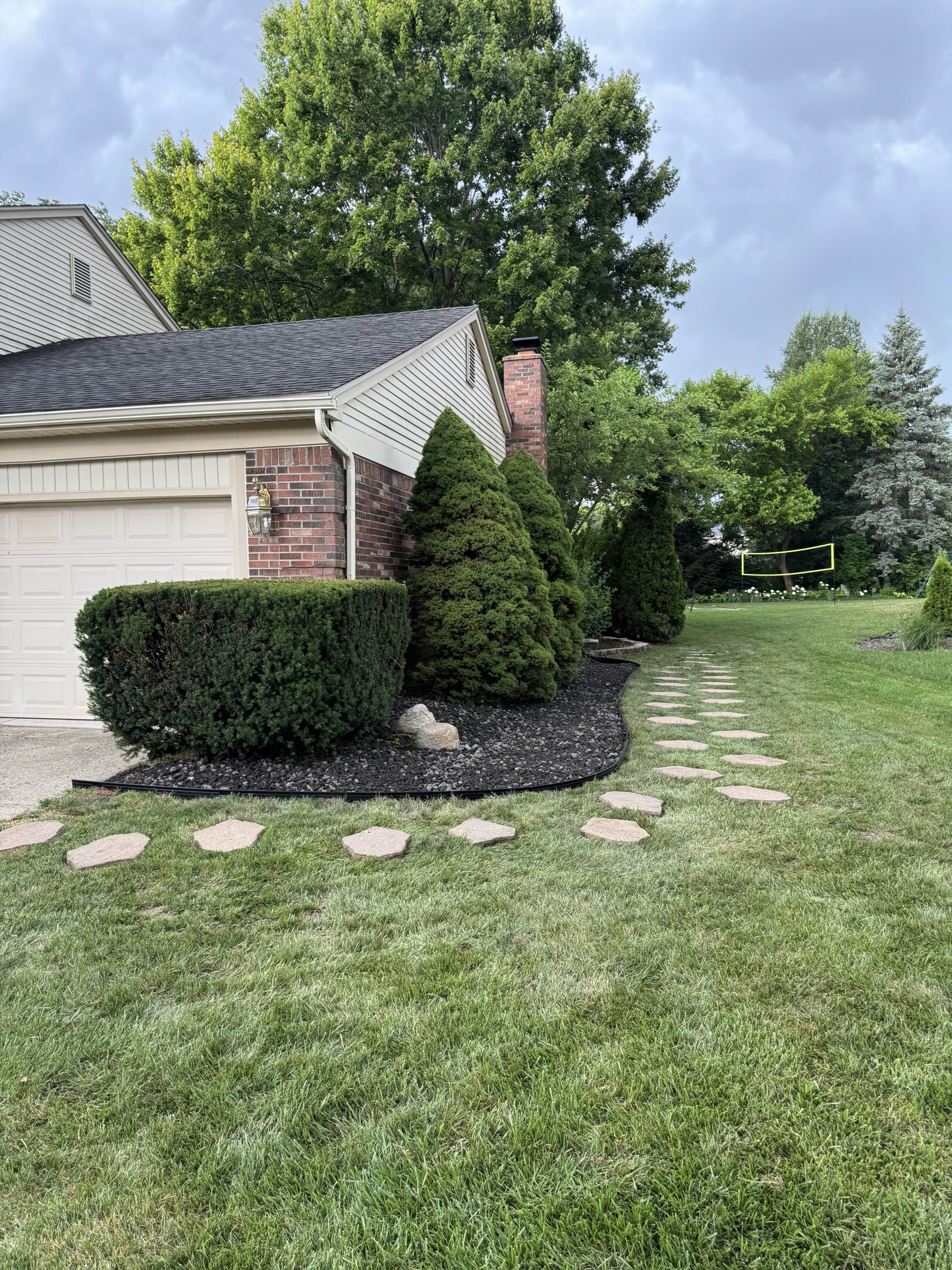 Custom paver patio installation in Livonia Michigan